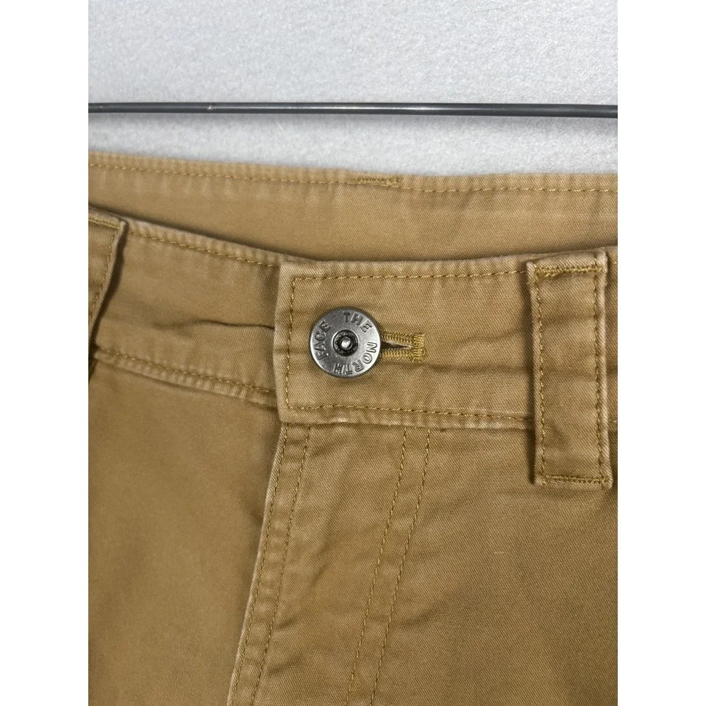 North Face Shorts Mens 32 Tan Khaki Outdoor Casual Cotton Blend Pockets Hiking